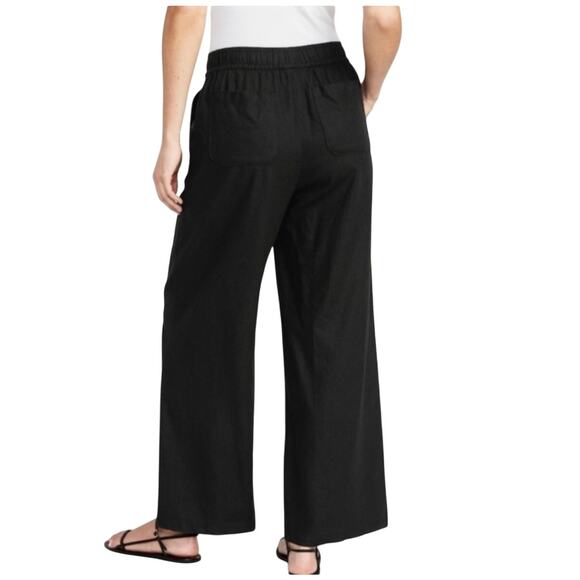 Old Navy Women’s red/orange high rise wide leg pants, Size XL - Picture 3 of 7